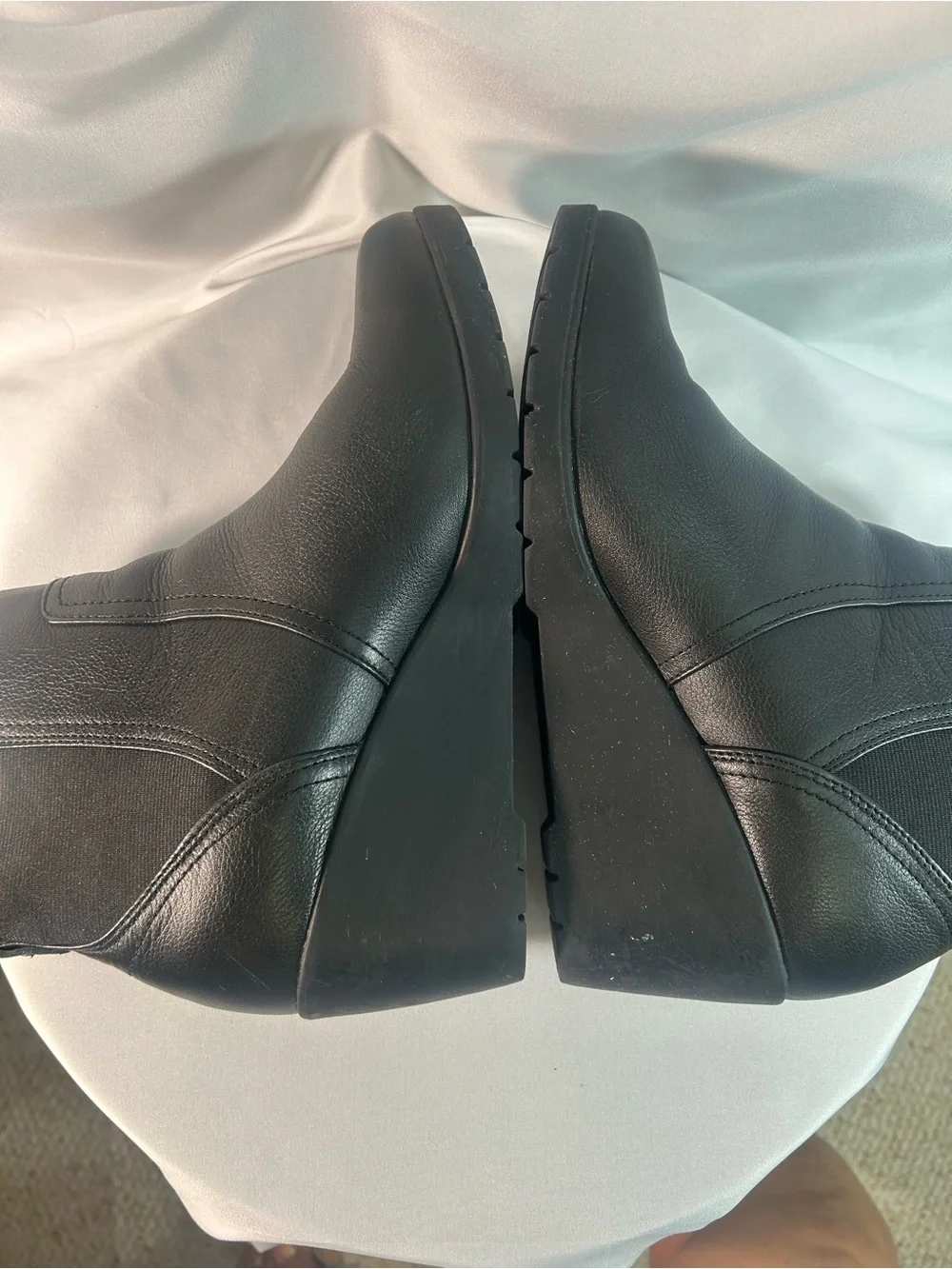 G.H. Bass & Co. Black Leather Chelsea Ankle Boots